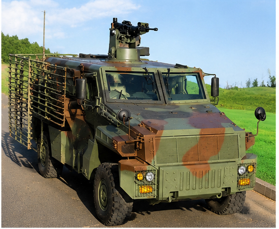Tianqi 4×4 Heavy-Duty Armored Vehicle front view