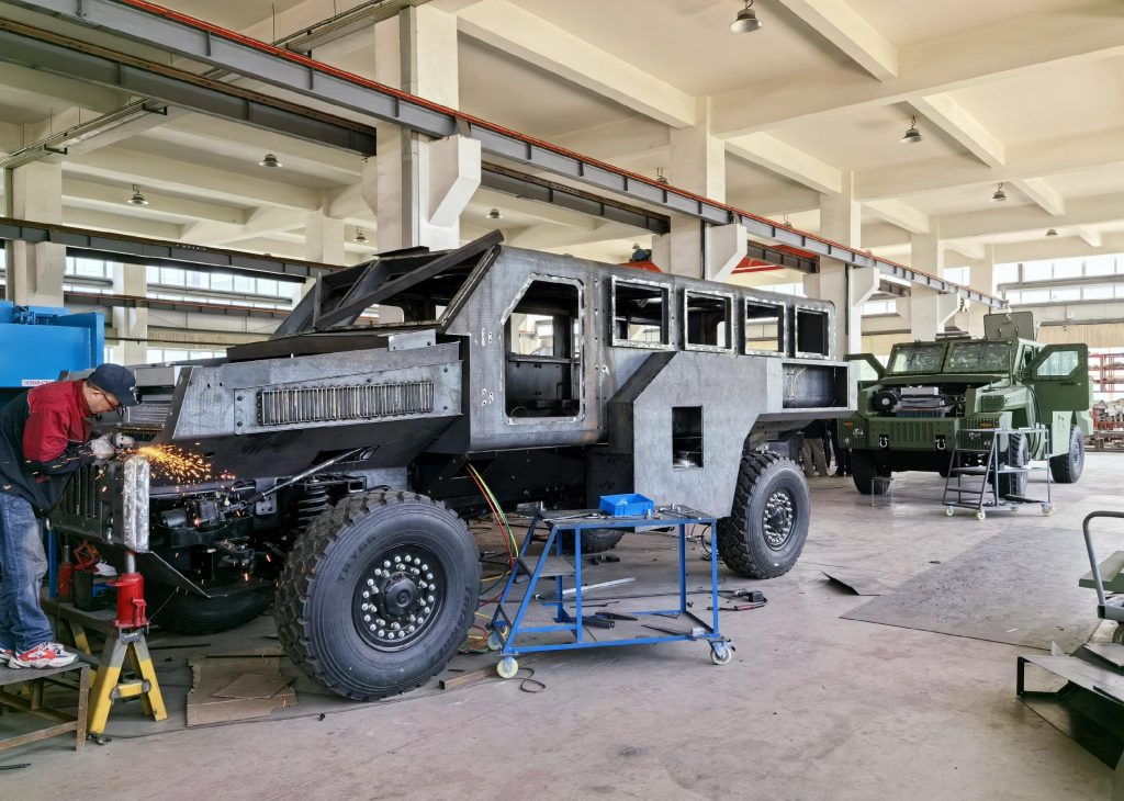 Military vehicle manufacturer ZCZZ Defense armored vehicle assembly factory